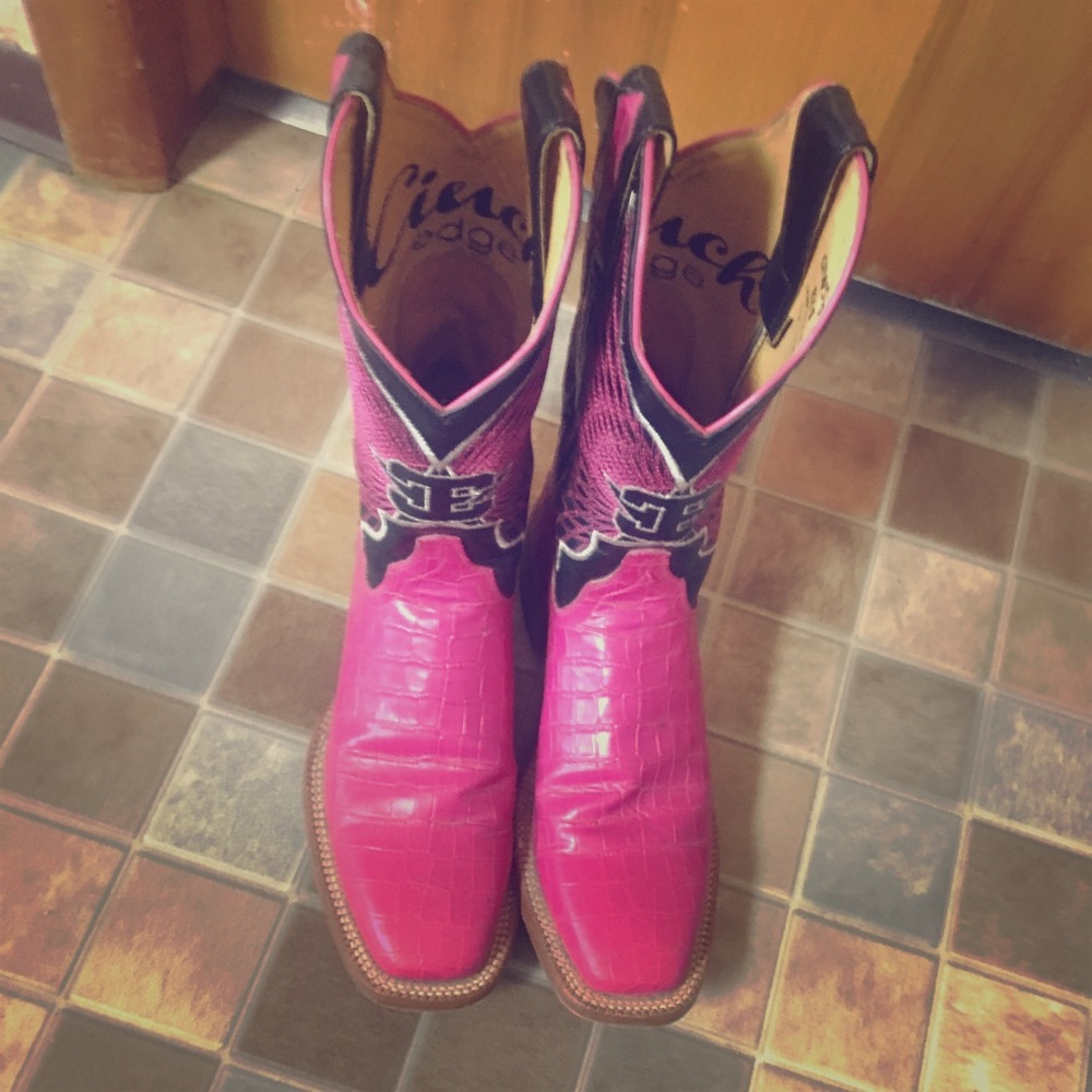 Hot Pink Western Boots